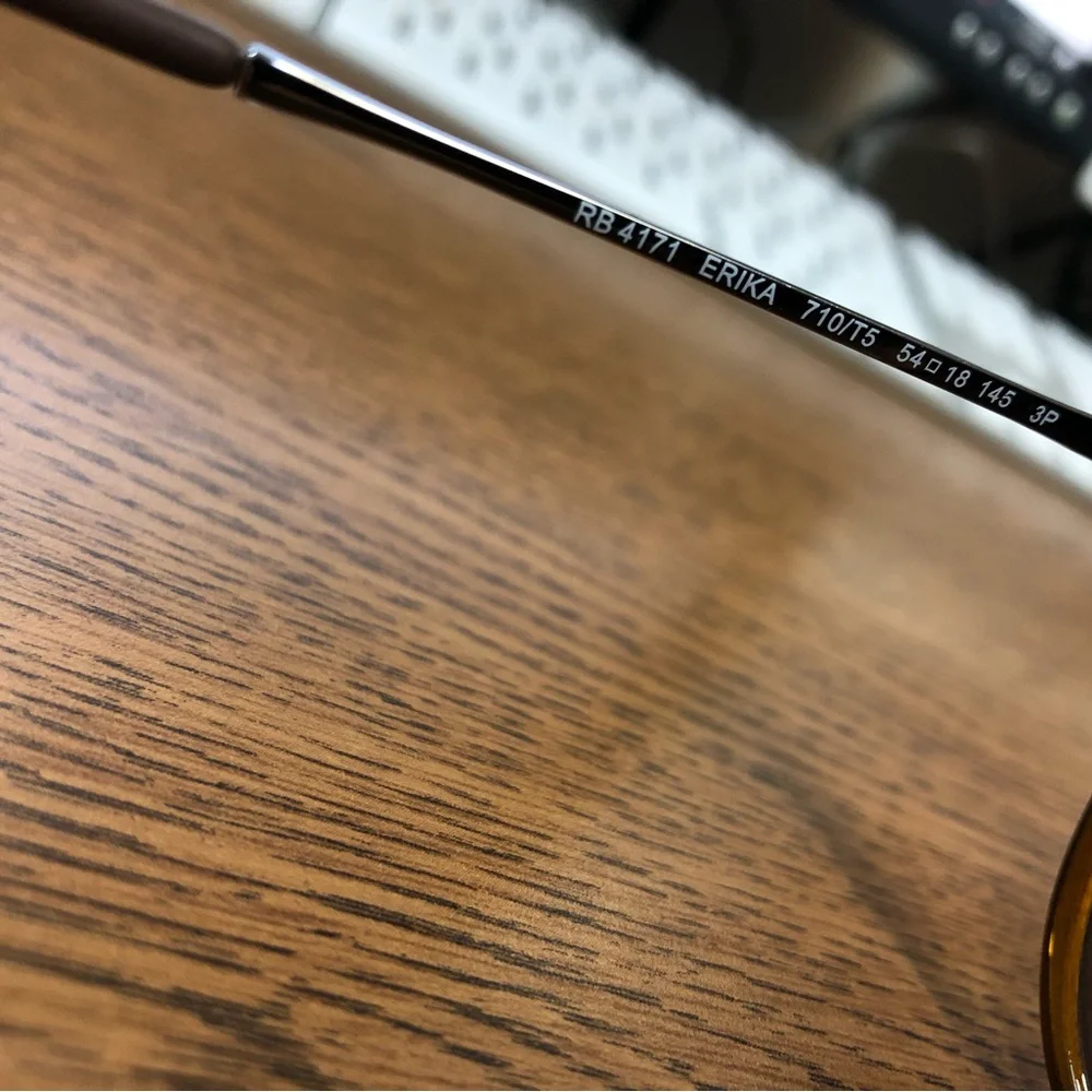 Ray-Ban Erika RB4171 Brown Sunglasses (RX unknown) - Picture 5 of 8